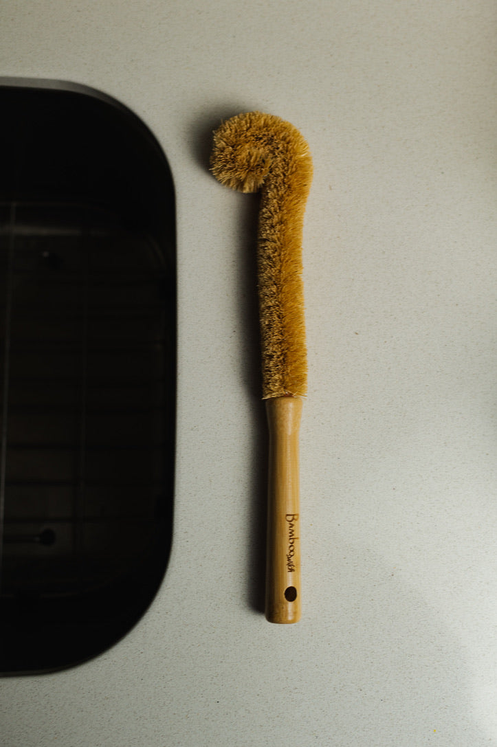 Bamboo + Sisal Bottle Cleaning Brush
