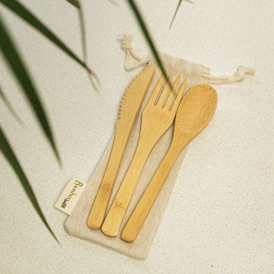 Bamboo Kids Cutlery Travel Set